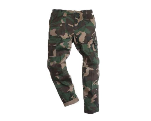 Pantalone pantaloni calzoni uomo militari satin verde woodland stone washed