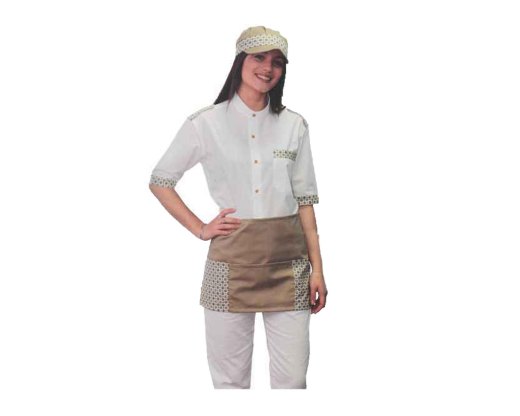 Camicia estiva maniche corte unisex chiosco bar ristorante 3 fantasie da xs a xl