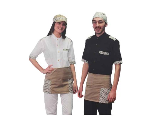 Camicia estiva maniche corte unisex chiosco bar ristorante 3 fantasie da xs a xl