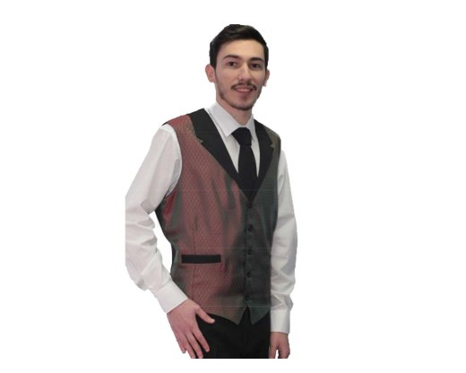Gilet uomo barista lavoro pasticceria smanicato caffe' bar sala maschile - Personalizzabile con il tuo logo