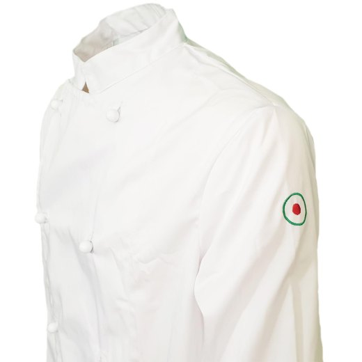 Giacca casacca cuoco chef cucina ristorante ristorazione bianca divisa - Personalizzabile con il tuo logo