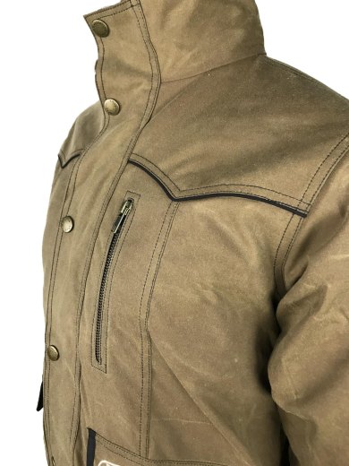 Giacca 5 REGINA sfoderata cotone cerato idrorepellente antistrappo caccia