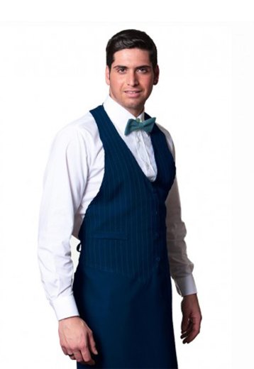 Grembiule pettorina divisa cucina ristorante gilet uomo sala pizzeria bar chef - Personalizzabile con il tuo logo