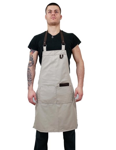 Grembiule sala pettorina ristorante vineria barbecue uomo donna bar cameriere lavoro