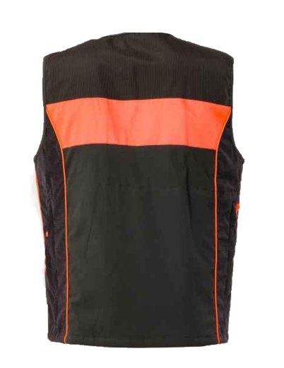 Gilet smanicato cotone tessuto tecnico impermeabile carniere richiudibile caccia - Personalizzabile con il tuo logo