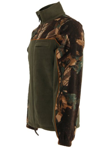 Maglione pile zip maglia termica calda neve montagna bosco uomo - Personalizzabile con il tuo logo