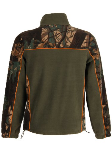 Maglione pile zip maglia termica calda neve montagna bosco uomo - Personalizzabile con il tuo logo
