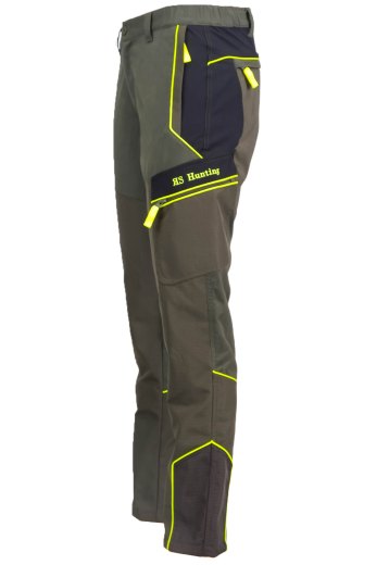 Pantalone tessuto tecnico elasticizzato impermeabile caccia pesca moto uomo
