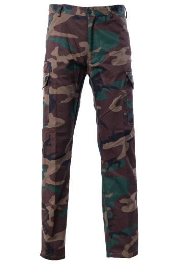 Pantalone caccia bosco o mimetico foderato montagna tessuto poly/cotone 6 tasche