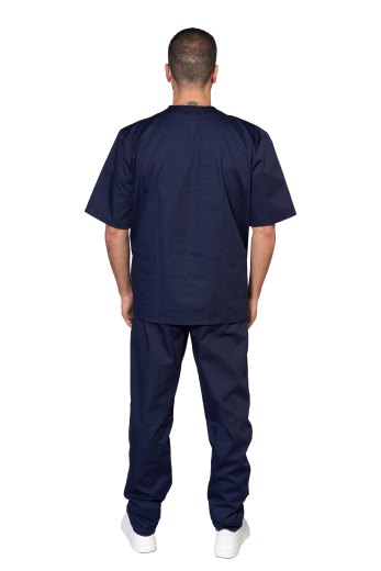 Completo divisa ospedaliera infermiere sanitario clinica vari colori cotone - Personalizzabile con il tuo logo