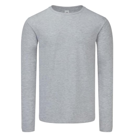 T-Shirt manica lunga uomo girocollo 100% cotone  vari colori da S a 3 XL STAMPA DIRETTA su tessuto o dtf