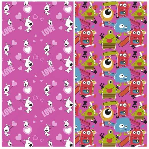 Set di due Camice grembiule con Zip per Maestra Asilo infanzia infermiera ludoteca Scuola bambini fantasia