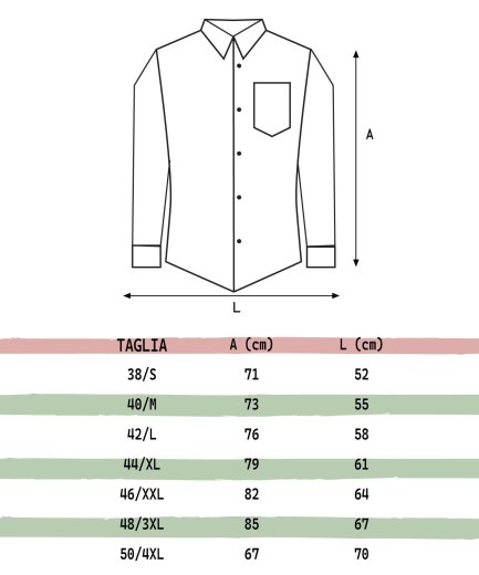 Kit Uomo Personalizzabile con Grembiule e Camicia per professionisti o studenti Scuola Alberghiera made in italy
