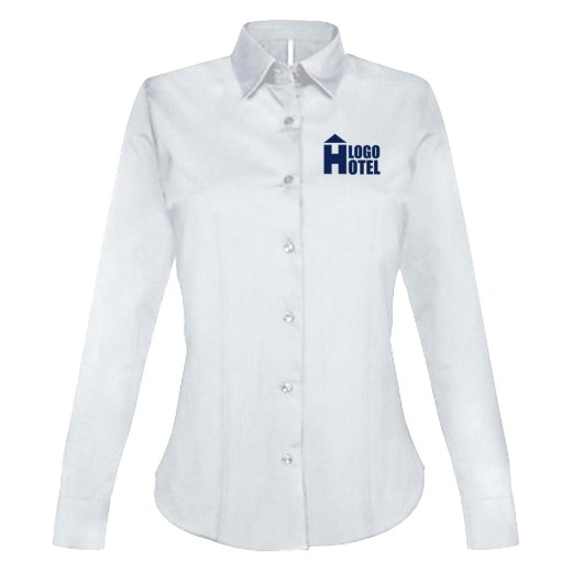 Kit Divisa Reception Hotel per Donna con Camicia manica lunga in cotone e Pantalone made in italy