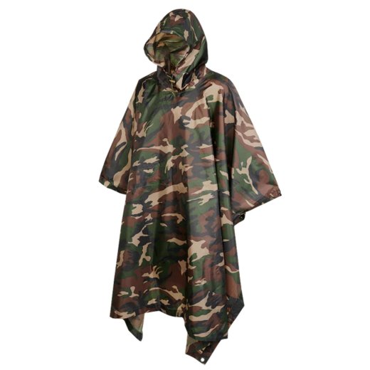 Poncho impermeabile cappuccio Campeggio Ciclismo caccia outdoor antipioggia