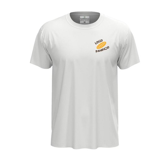 Kit completo Uomo per Panetteria Bancone fornaio con Casacca t-shirt Pantalone e Grembiule Personalizzabile con logo e nome