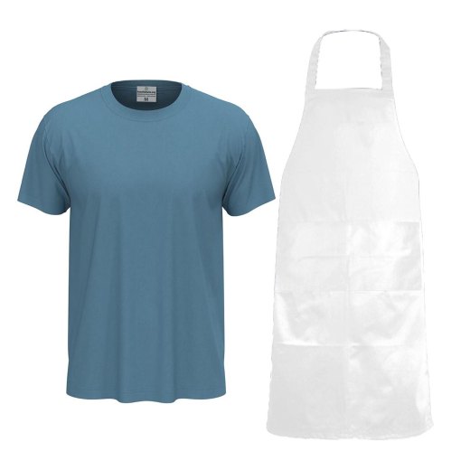 Kit Uomo per toelettatori con camice e grembiule PVC - personalizzabile con logo e nome