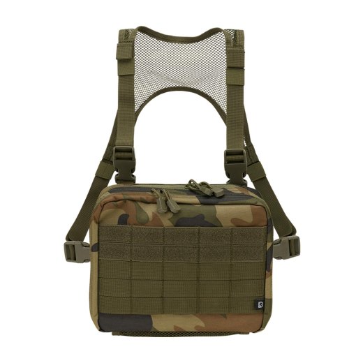 Marsupio borsa contenitore al petto cerniere rete protettiva caccia sport outdoor