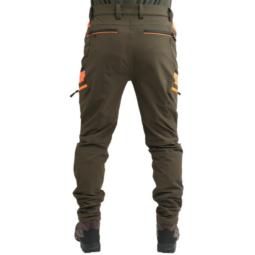 Pantaloni tecnici pantalone robusto comodo elasticizzato traspirante abbiagliamento caccia