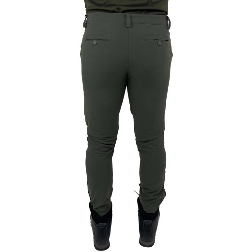 Pantalone pantaloni elastici SlimFit da caccia uomo in tessuto stretch Idrorepellente leggero