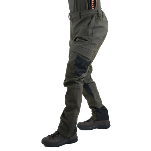 Pantalone pantaloni microfibra impermeabile traspirante antirovo antispino caccia tecnico
