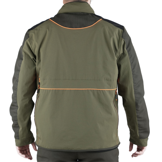 Giacca giubbino ergonomica comoda e funzionale poliammide micro-ripstop elasticizzato caccia