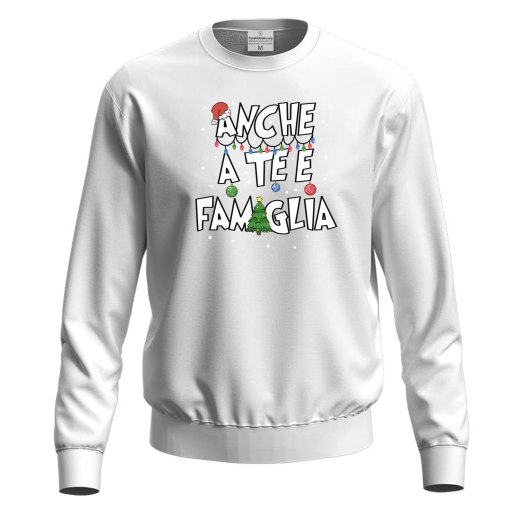 Felpa maglia maglione Natalizia unisex regalo abbigliamento Natalizio uomo donna Natale
