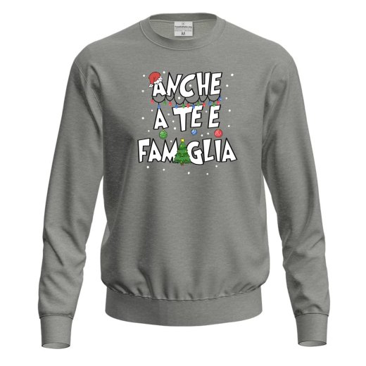 Felpa maglia maglione Natalizia unisex regalo abbigliamento Natalizio uomo donna Natale