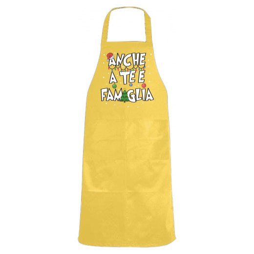 Grembiule Natalizio paravanti Cucina stampa Regalo per feste Natale ristoranti bar scuola cotone