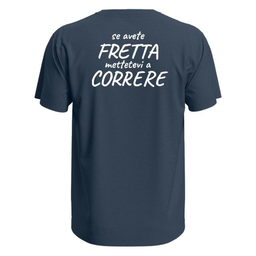 T-shirt maglia mezza manica stampa correre corsa running uomo donna sport idea regalo
