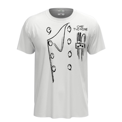 T-shirt maglia mezza manica con stampa DTF Casacca da cucina per uomo e donna