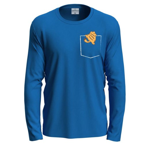 T-shirt a manica lunga con stampa "GATTO NEL TASCHINO" per toelettatori veterinari personalizzabile dogsitter gatti