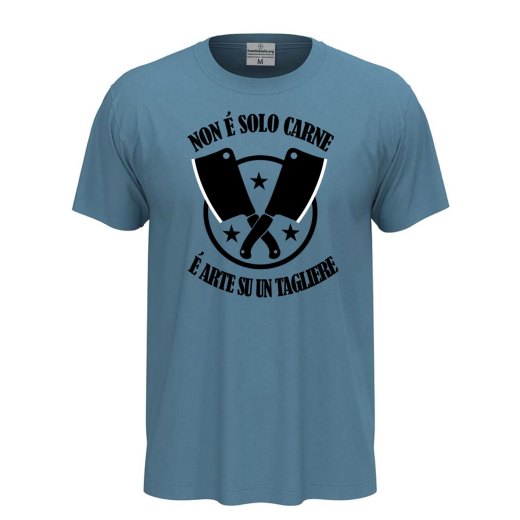 T-shirt unisex a manica corta con stampa DTF NON E' SOLO CARNE Idea regalo per macellaio