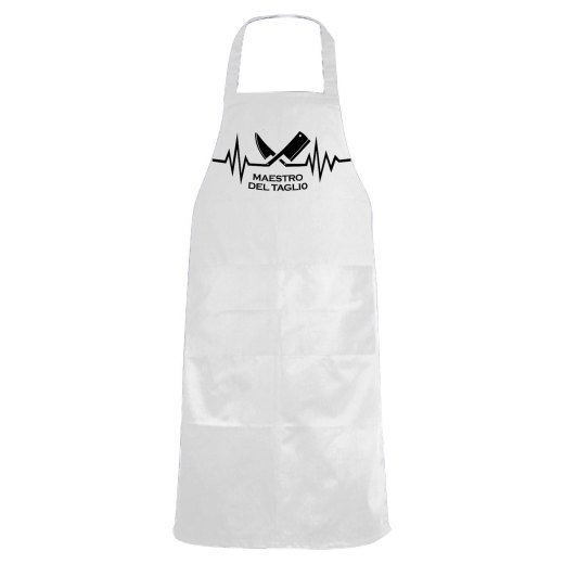 Grembiule da cucina con stampa DTF "MAESTRO DEL TAGLIO", regalo originale per macellai