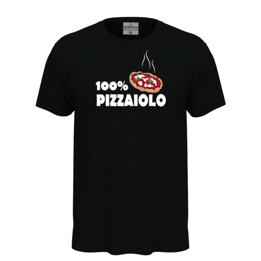 T-shirt abbigliamento pizzaiolo stampa pizzaiolo regalo  per pizzaioli cuochi e amanti della pizza