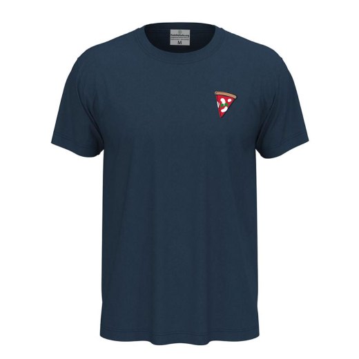 T-shirt classica unisex a manica corta con stampa DTF "FETTA DI PIZZA", abiti lavoro pizza pizzaiolo pizzeria