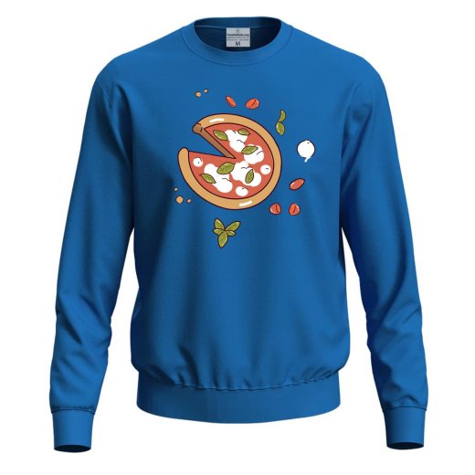 Felpa maglia con stampa digitale DTF "PIZZA" abbigliamento pizzeria pizzaiolo ristorante cucina food