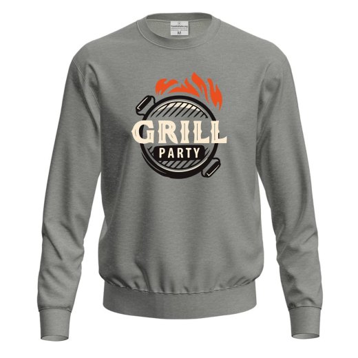 Felpa unisex con stampa digitale DTF "SERIAL GRILLER" - Simpatica idea regalo per cuochi o amanti della griglia