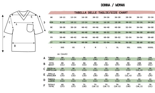 kit 2 Casacche scollo a v clinica mezze maniche ospedaliera vari colori taglia dalla xxs alla 4xl