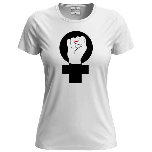 T-shirt maglia mezza manica Donna NO ALLA VIOLENZA Speciale festa delle donne