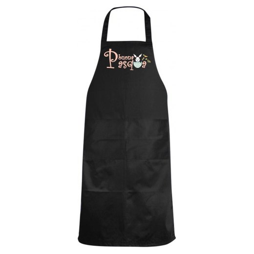 Grembiule cameriere cucina ristorante tema "BUONA PASQUA', idea regalo per le festivita Pasquali ristorante sala