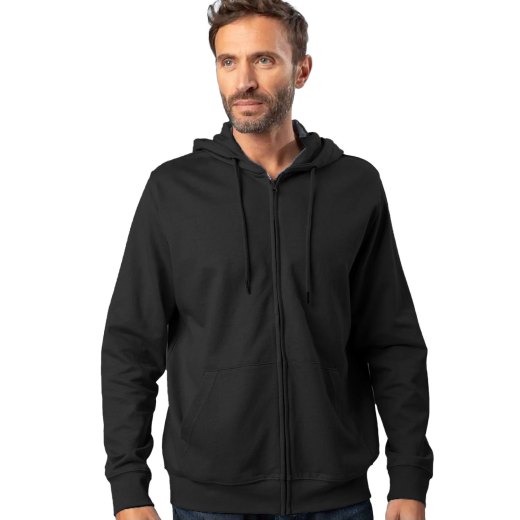 Felpa maglia Unisex con Zip e Cappuccio lavoro operaio casual sportiva uomo Personalizzabile