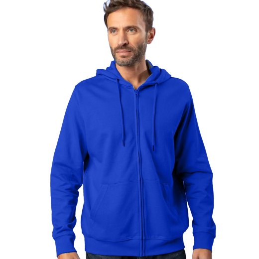 Felpa maglia Unisex con Zip e Cappuccio lavoro operaio casual sportiva uomo Personalizzabile