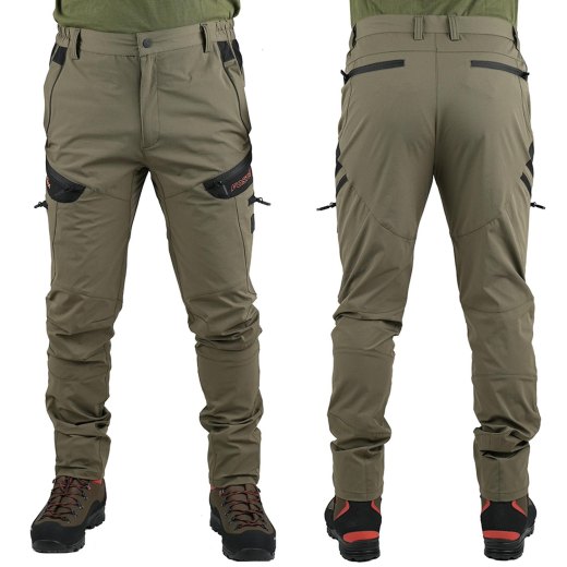 Pantaloni tecnici da caccia e trekking Resistenti ergonomici multi-tasca sportivi montagna