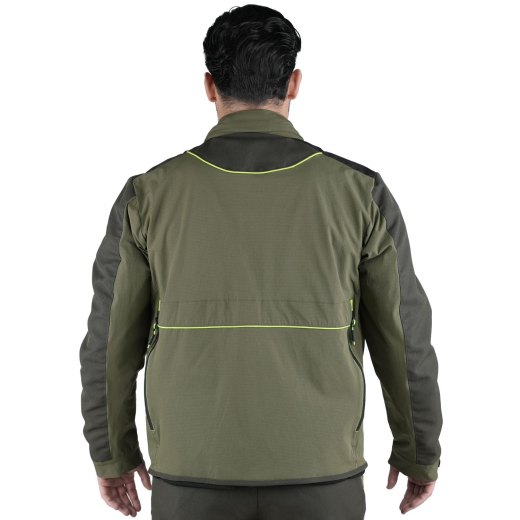 Giacca da caccia Masseria Hunting 84 Verde Ergonomica, resistente e multitasche