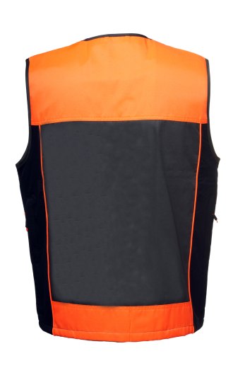 Gilet multi tasche con ampio carniere con zip caccia al cinghiale