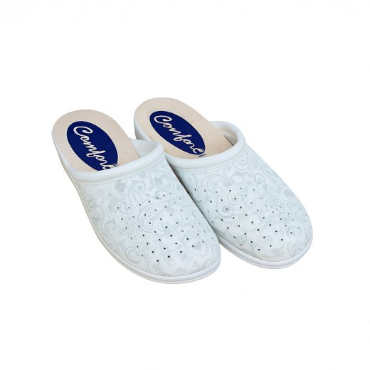 Ciabatte pantofole sanitarie donna suola zoccoli antiscivolo sabot pelle morbide vari colori