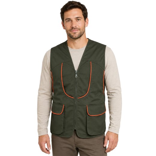 Gilet Sport ampie tasche frontali carniere tasche portaborracce taschino