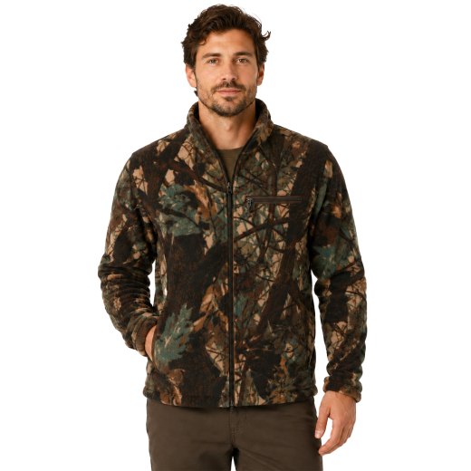 Maglia maglione caccia reversibile verde abbigliamento tecnico arancio - Personalizzabile con il tuo logo