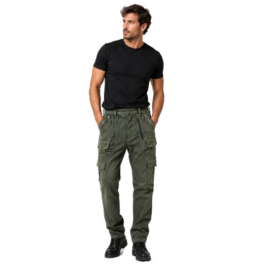 Pantalone pantaloni calzoni velluto caccia uomo sportivi tasche invernali